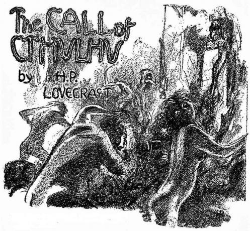 دعوة Cthulhu بواسطة H. ص. غطاء Lovecraft At
