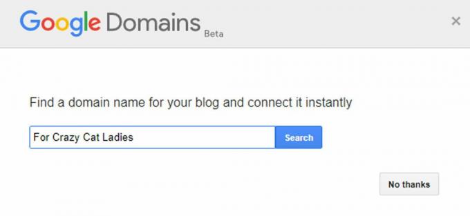 واجهة Google Domains على Blogger
