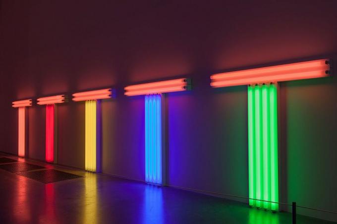 dan flavin بدون عنوان دون جد