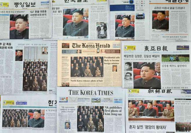 الصحف الكورية الجنوبية Kim Jong-un