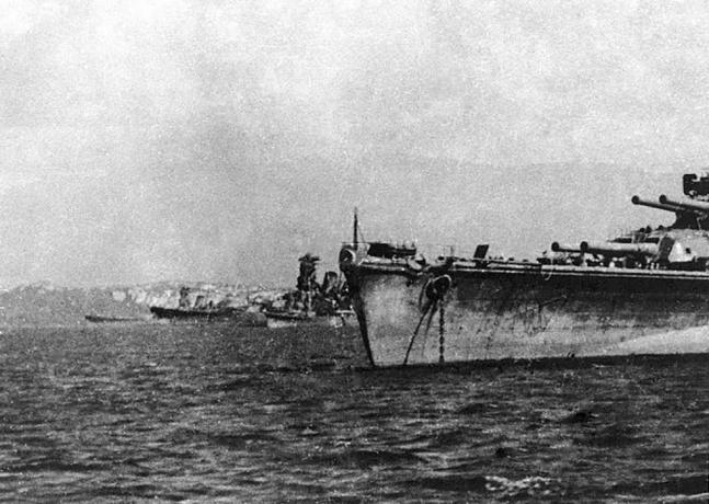الأسطول الياباني قبل معركة خليج ليتي
