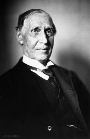 صورة راسل راسل سيج (1816-1906) ، ممول ثري وعضو في الكونغرس من تروي ، نيويورك.